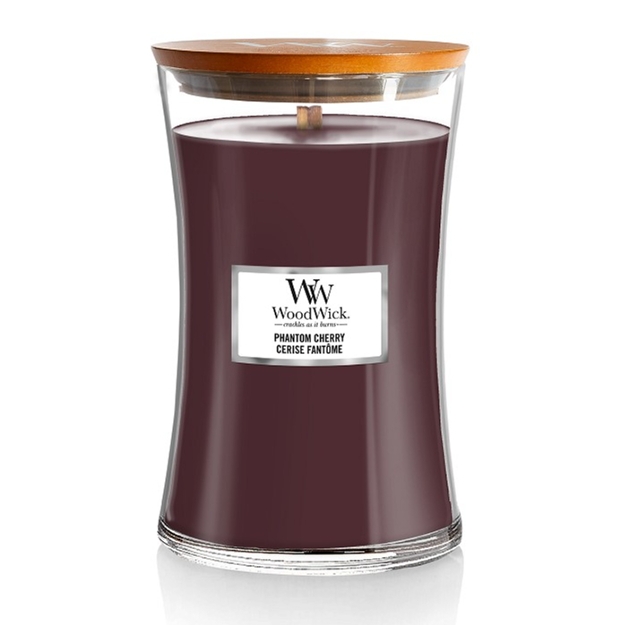 woodwick medium jar in dark purple