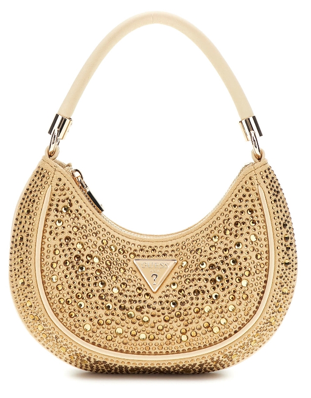 MARCIANO BY GUESS gold crystal shoulder bag